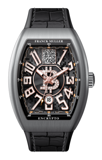 Franck Muller, Mens 45mm, Titanium Case, Gold Elemento, B Diamond